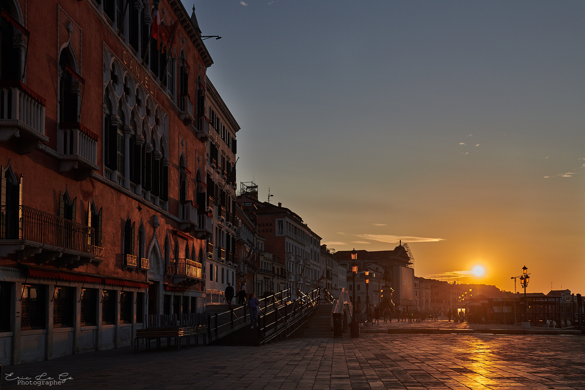 Coucher de soleil sur Venise