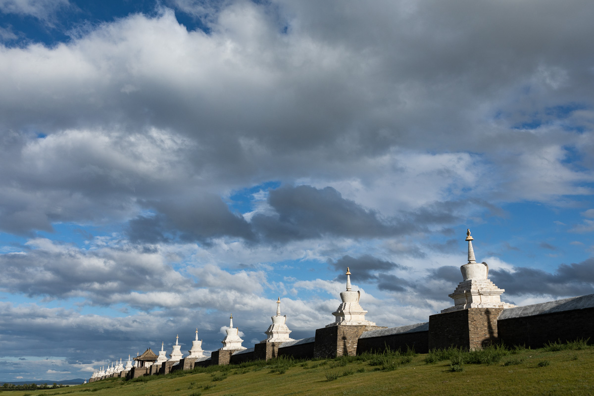 Paysages mongoles lors d'un voyage photo
